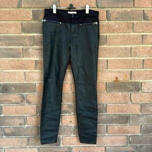 Jalate Jeans Faux Leather front leggings Size 11